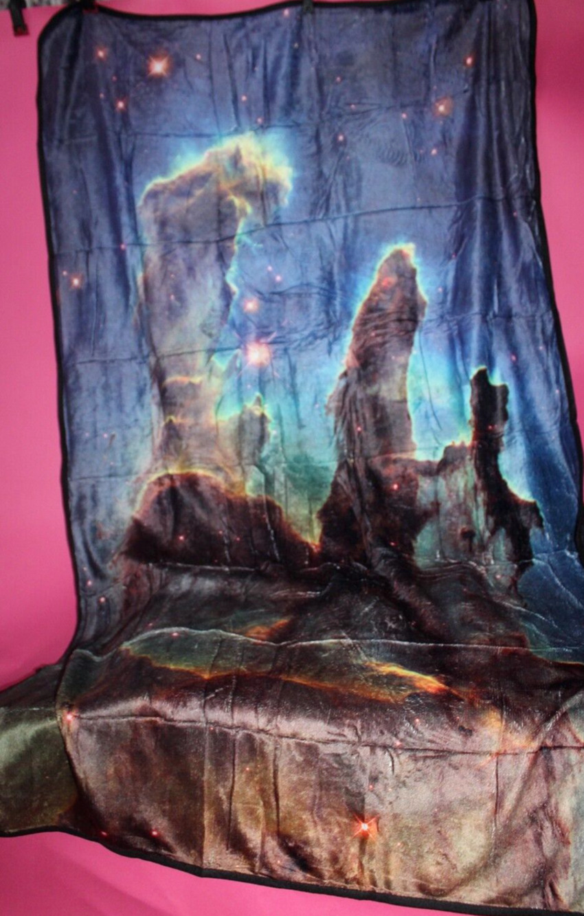 Loot Crate Nasa Space Scene Nebula Blanket 37 x 60 Polyester